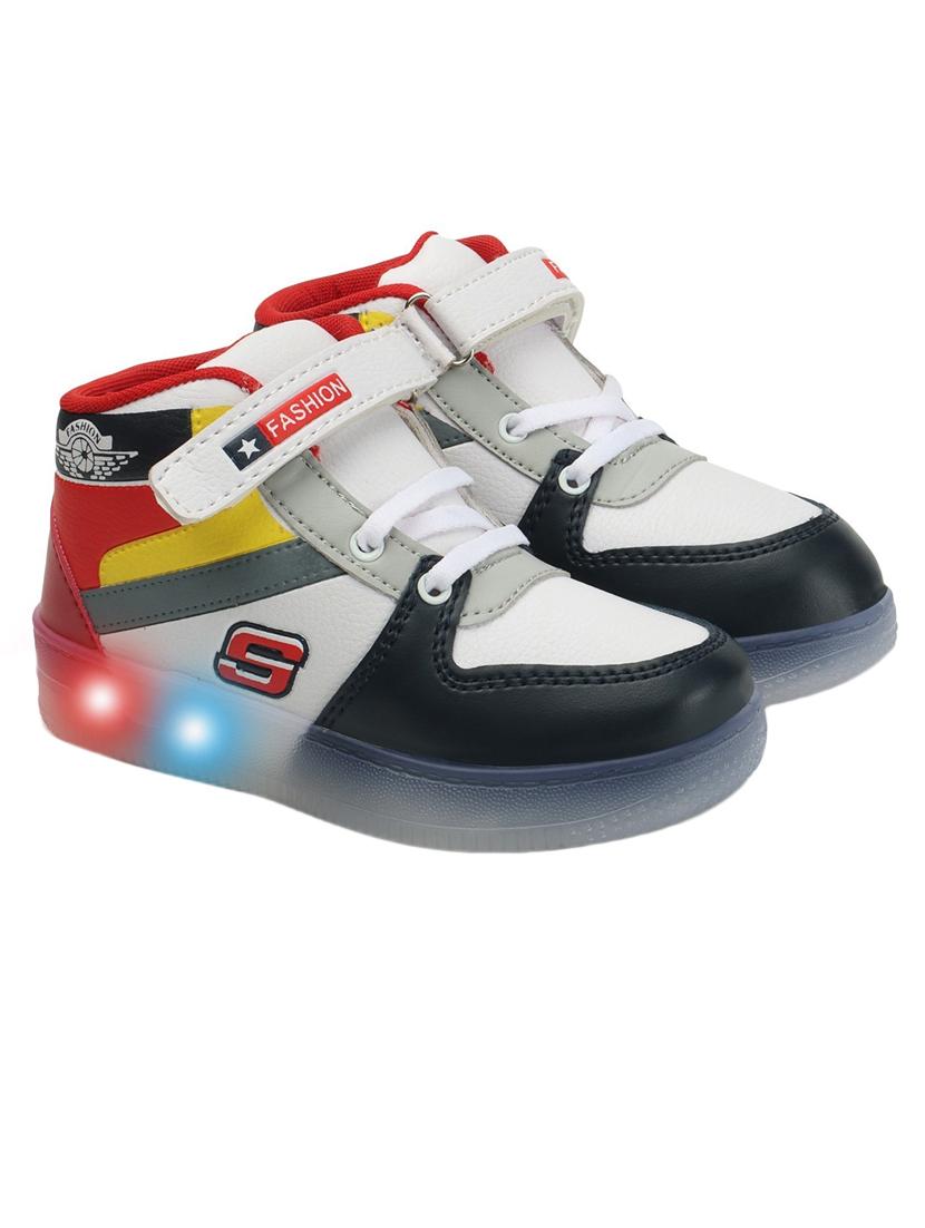 kids white synthetic sneakers - 21491994 -  Standard Image - 1