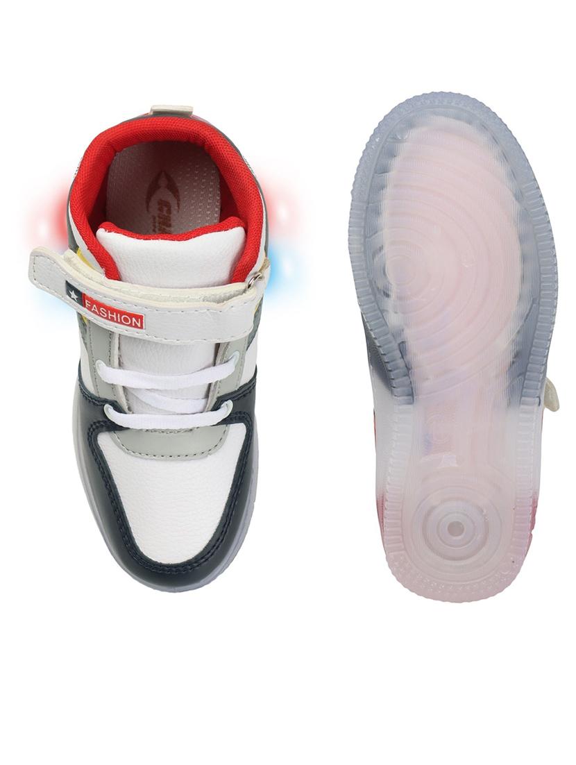 kids white synthetic sneakers - 21491994 - Standard Image - 4