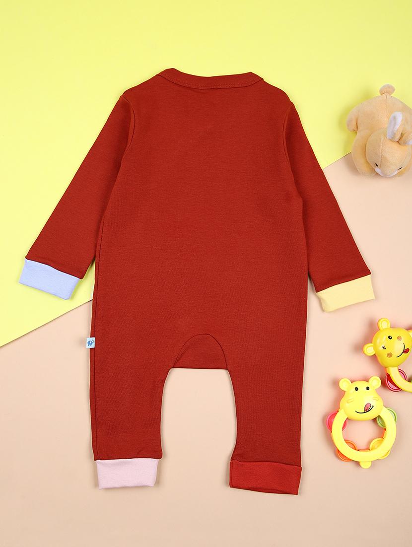 kids red printed rompers - 21492028 - Standard Image - 1