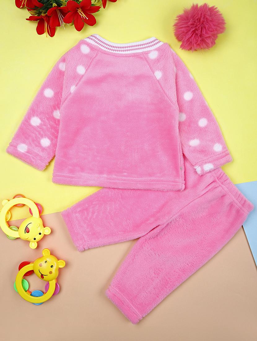 girls pink self-designed full-length set - 21492046 -  Standard Image - 1
