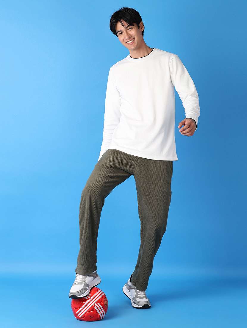 men mid rise solid pyjama - 21492353 -  Standard Image - 4