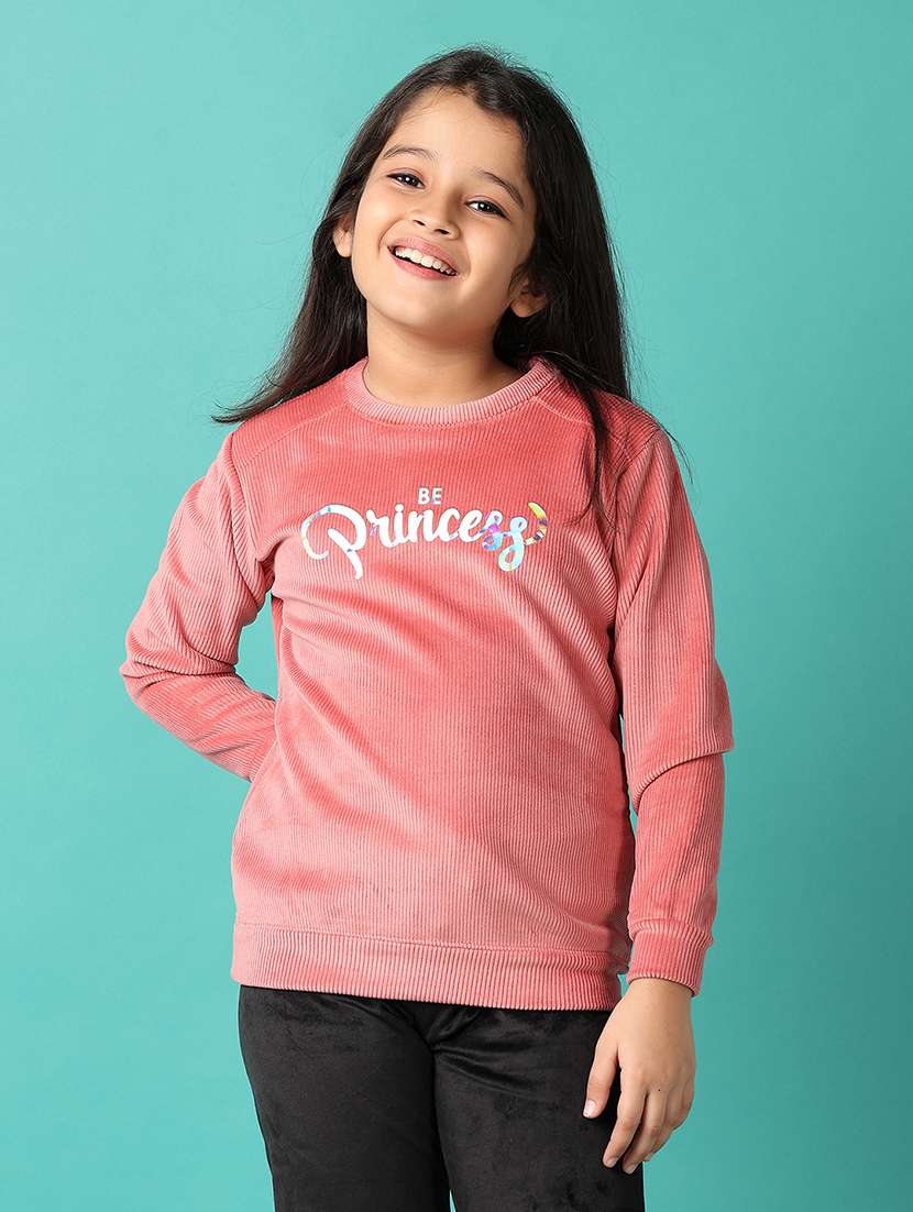 kids typography long sleeves sweatshirt - 21492494 -  Standard Image - 1