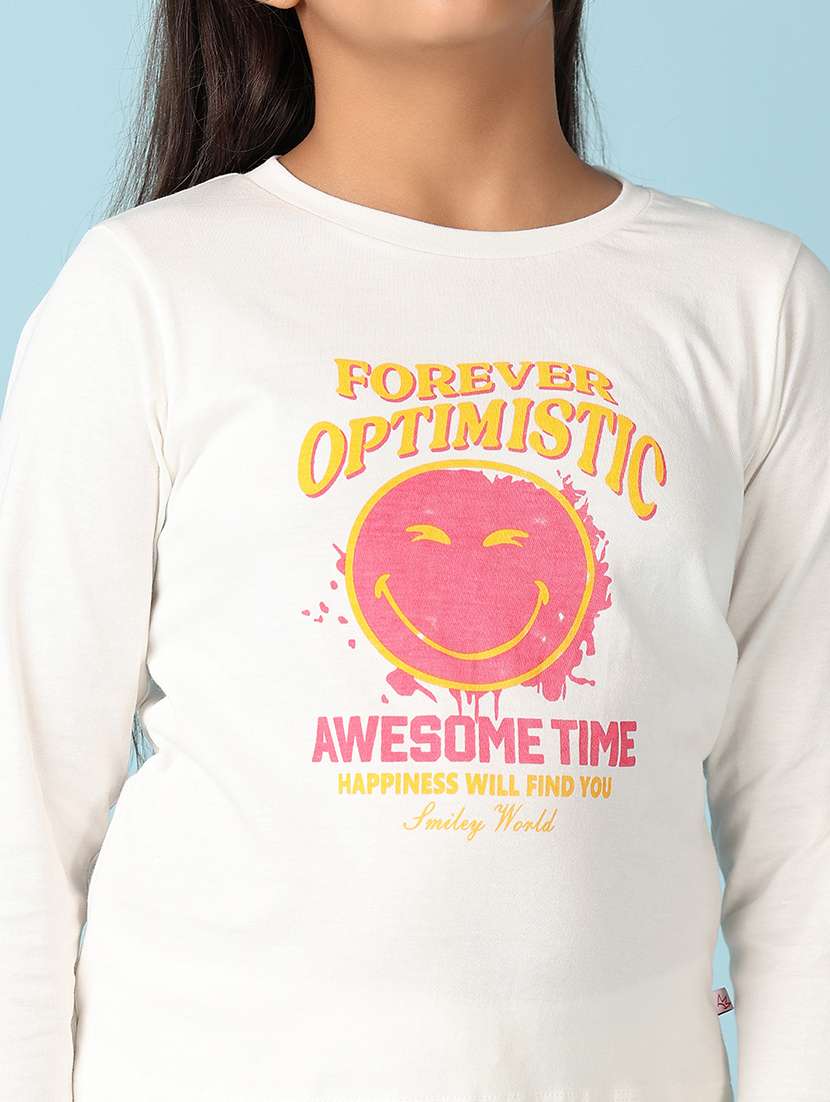 girls printed round neck pyjama nightswear set - 21492557 - Standard Image - 4