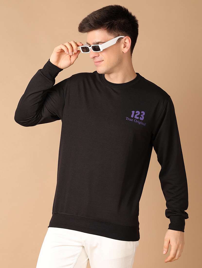 men long sleeve front & back printed sweatshirt - 21492728 -  Standard Image - 1