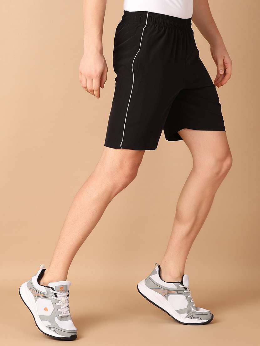 men black solid short - 21492918 -  Standard Image - 1