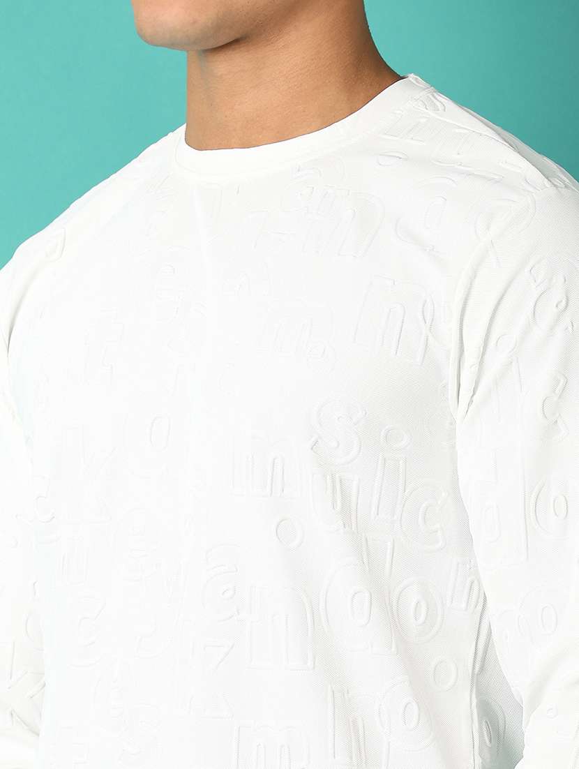 men round neck self-designed t-shirt - 21493041 -  Standard Image - 4