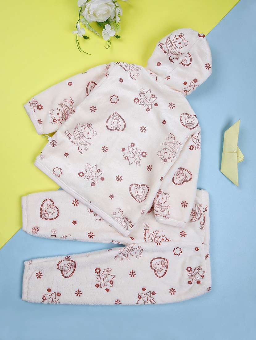 girls printed winterwear full length set - 21493180 -  Standard Image - 1