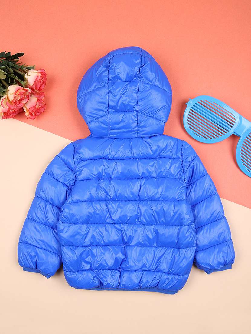 boys solid hooded bomber jacket - 21493188 -  Standard Image - 1