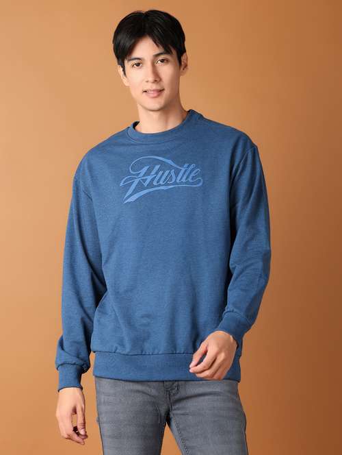 men long sleeve chest printed sweatshirt - 21493252 -  Standard Image - 0