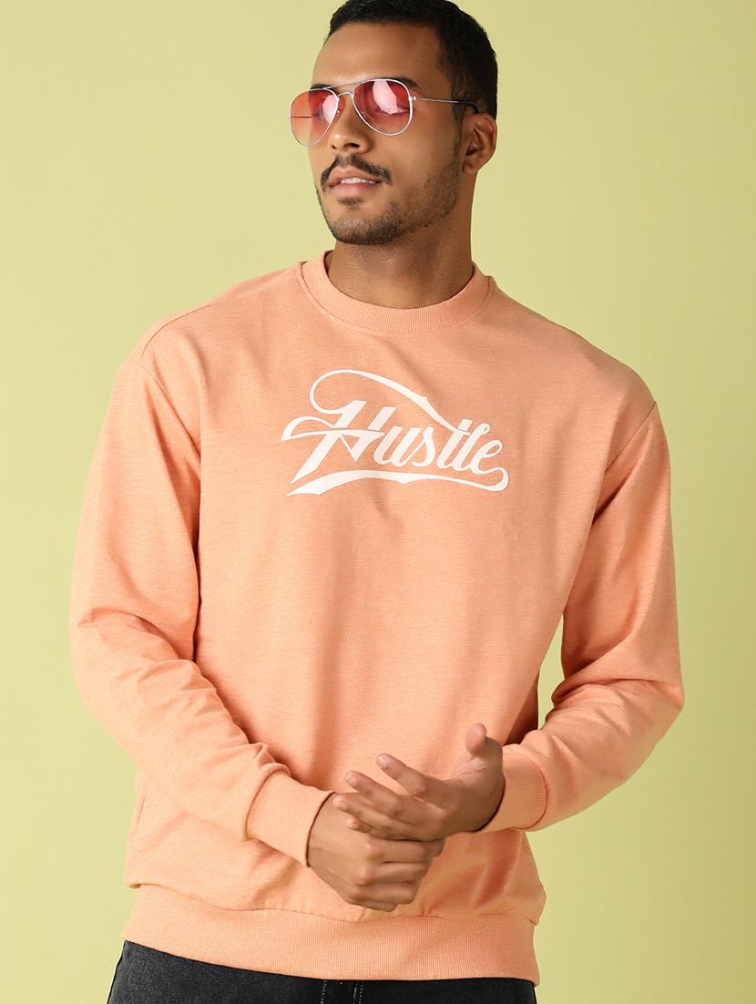 men long sleeve chest printed sweatshirt - 21493253 -  Standard Image - 1