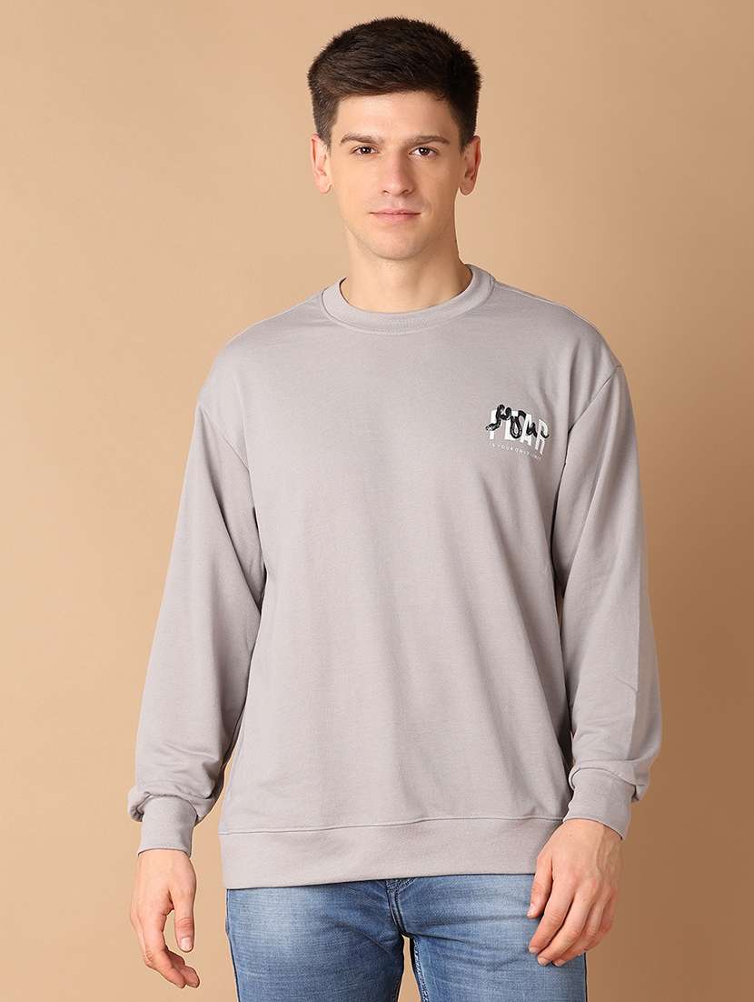 men round neck front & back print t-shirt - 21493482 - Standard Image - 1
