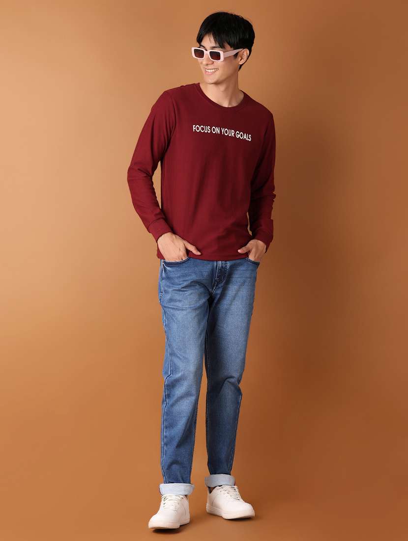 men solid slim fit jeans - 21493551 -  Standard Image - 4