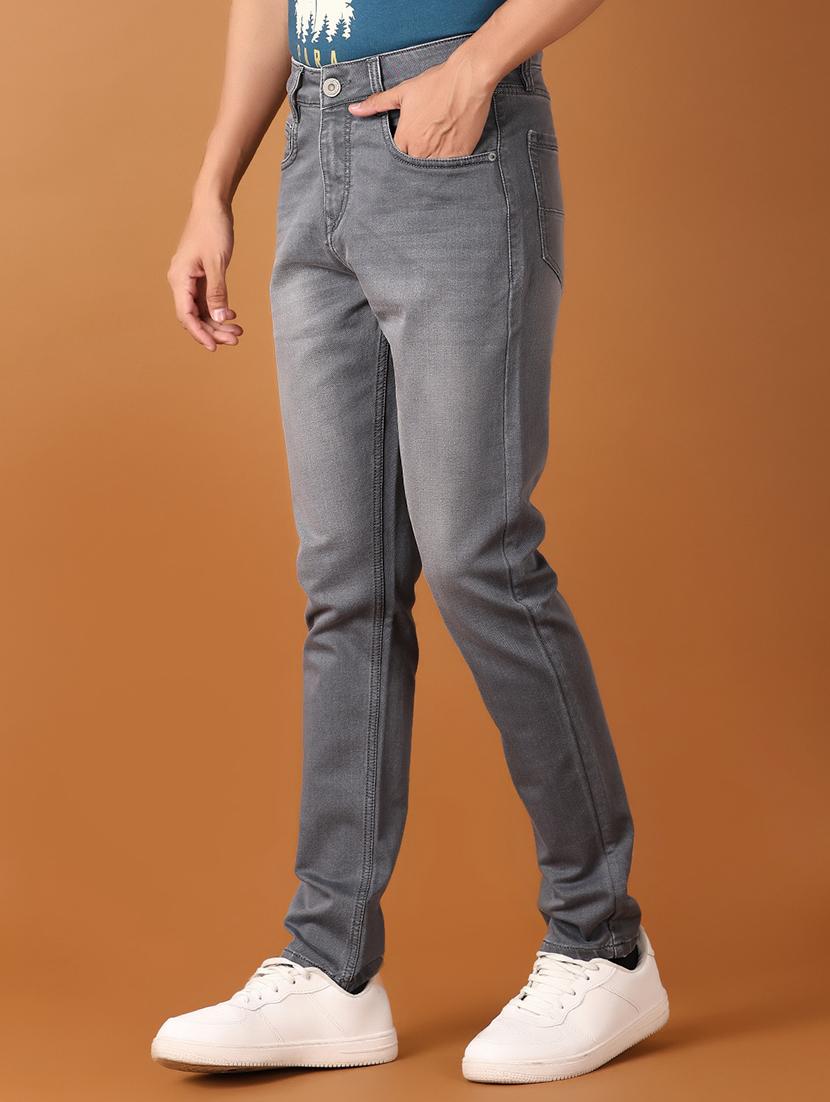 men solid slim fit jeans - 21493552 - Standard Image - 1
