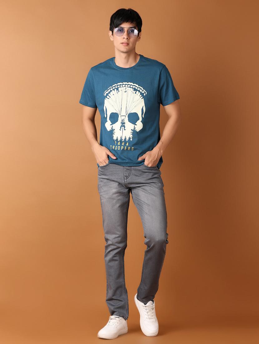 men solid slim fit jeans - 21493552 - Standard Image - 4