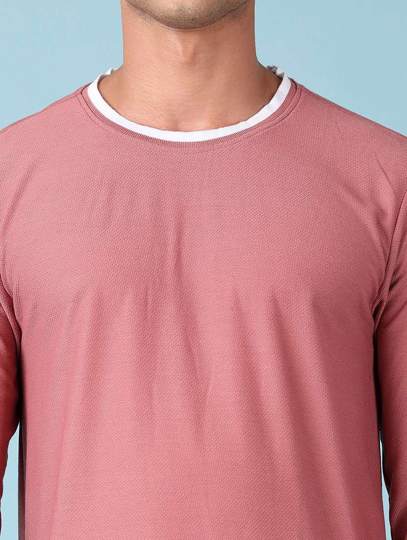 men long sleeves plain t-shirt - 21493650 -  Standard Image - 4