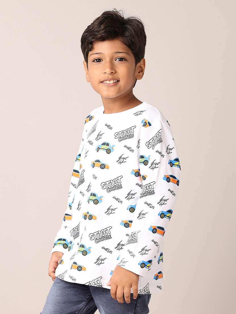 boys long sleeves printed t-shirt - 21493657 -  Standard Image - 1
