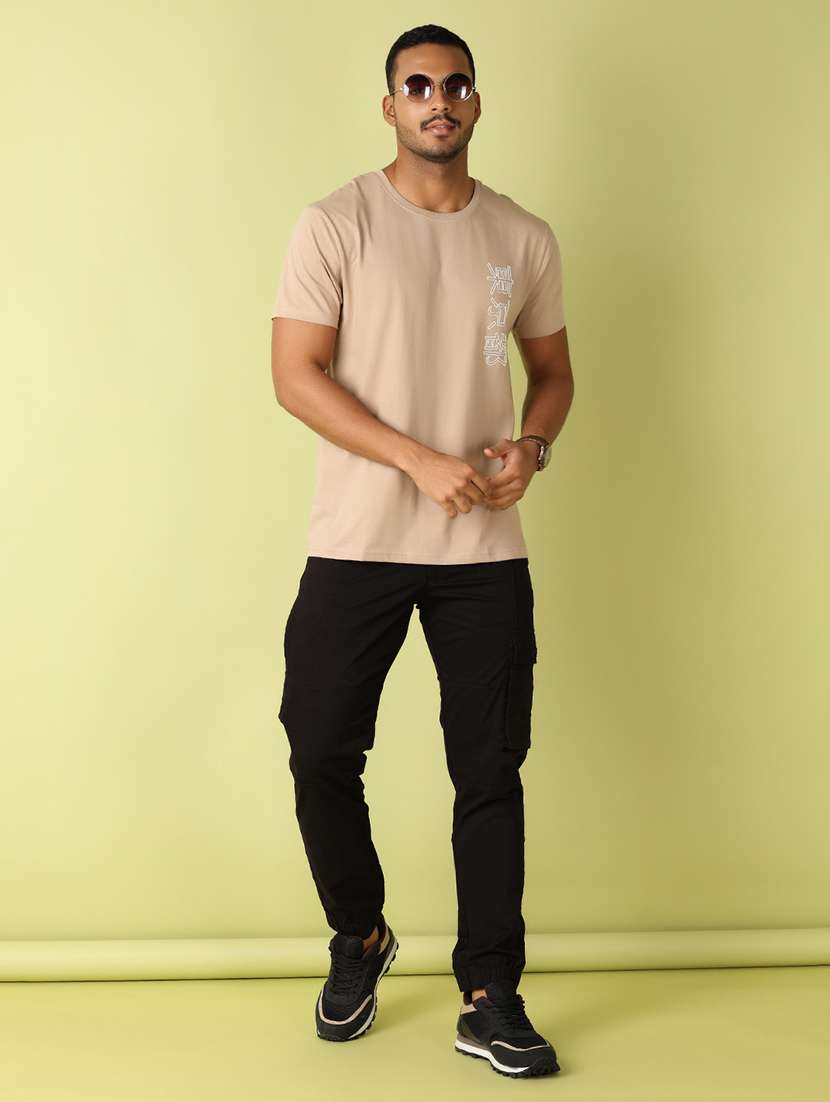 men solid regular fit cargo pant - 21493951 -  Standard Image - 4