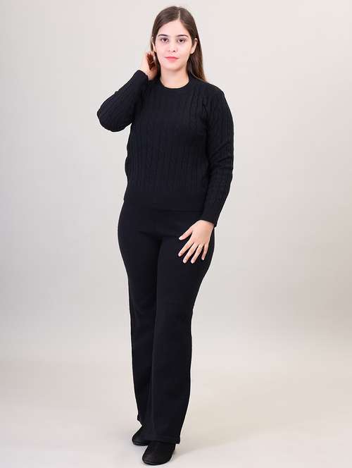 black wool coord - 21494083 - Standard Image - 0