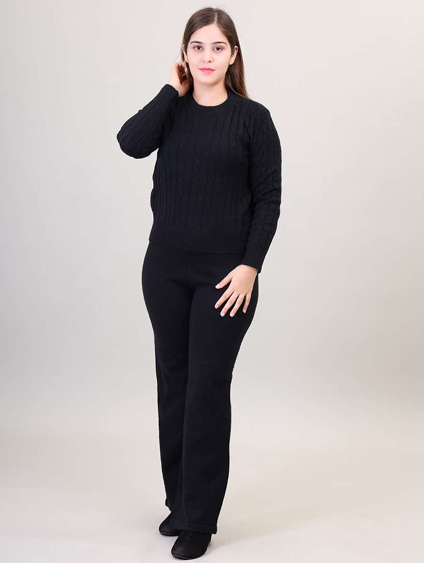 black wool coord - 21494083 - Zoom Image - 0
