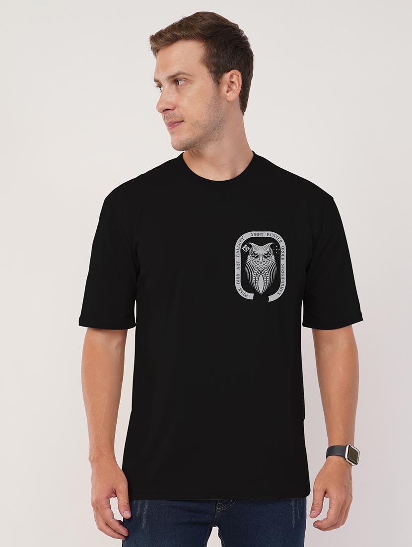 men round neck oversized t-shirt - 21494141 - Standard Image - 1