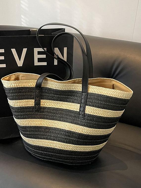 women black cotton handbag - 21494359 - Standard Image - 6