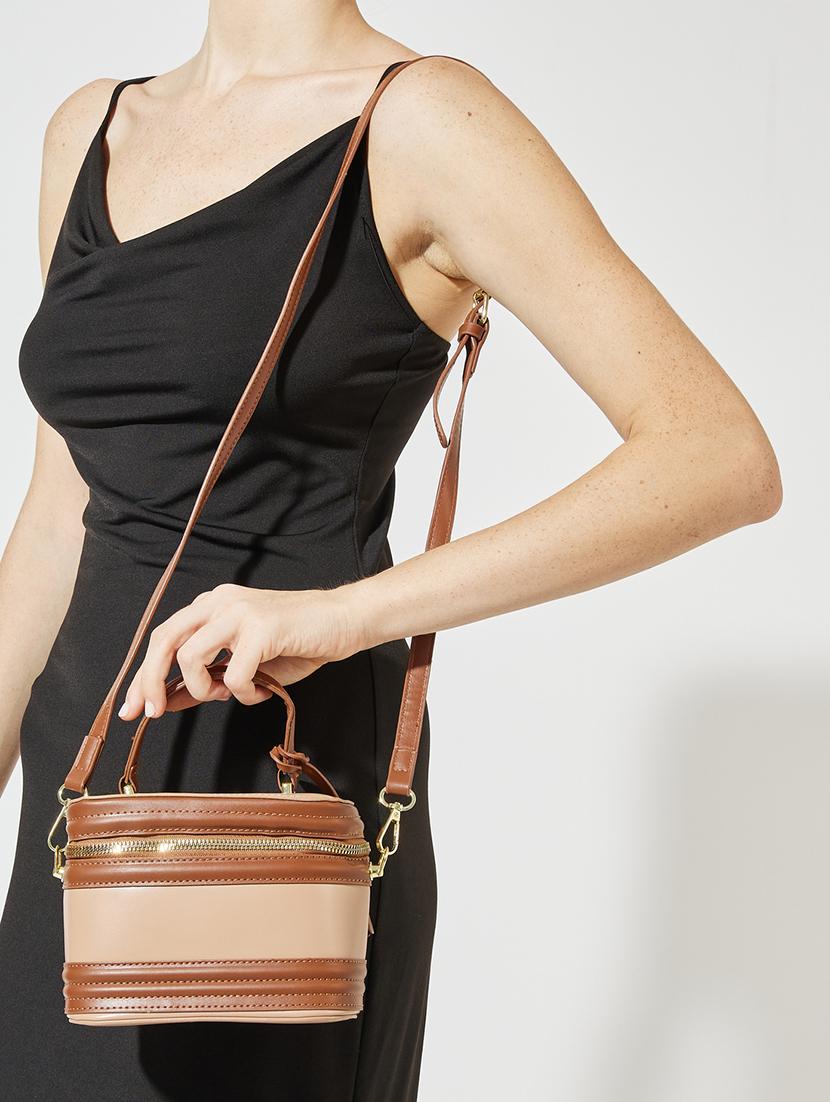 women brown pu handbag - 21494360 - Standard Image - 4