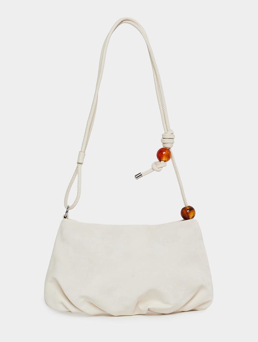 women off white pu handbag - 21494378 - Standard Image - 1