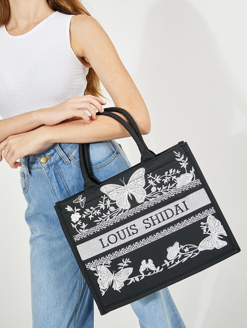 women black polyester handbag - 21494397 - Standard Image - 6