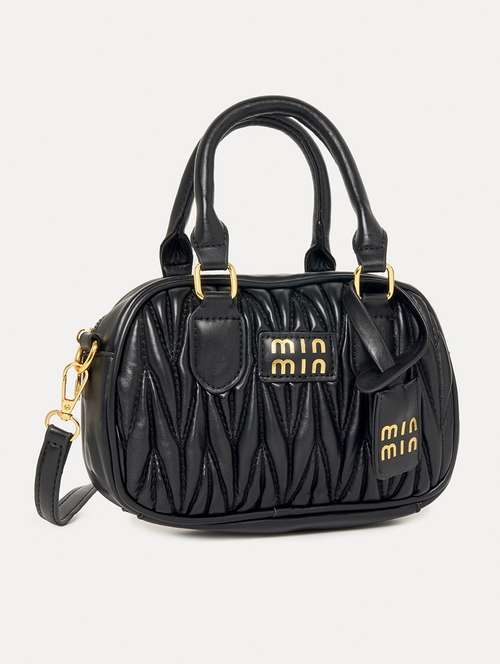 women black pu handbag - 21494398 - Standard Image - 0