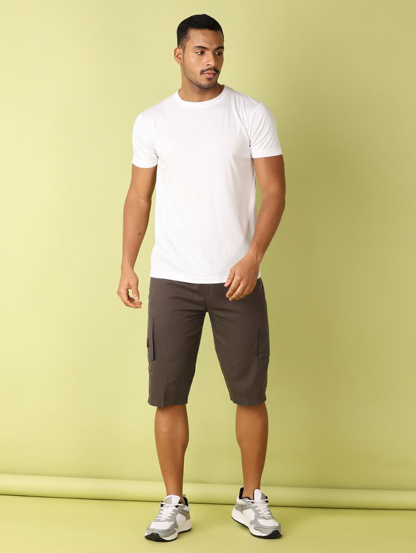 men solid three fourths - 21494462 - Standard Image - 4