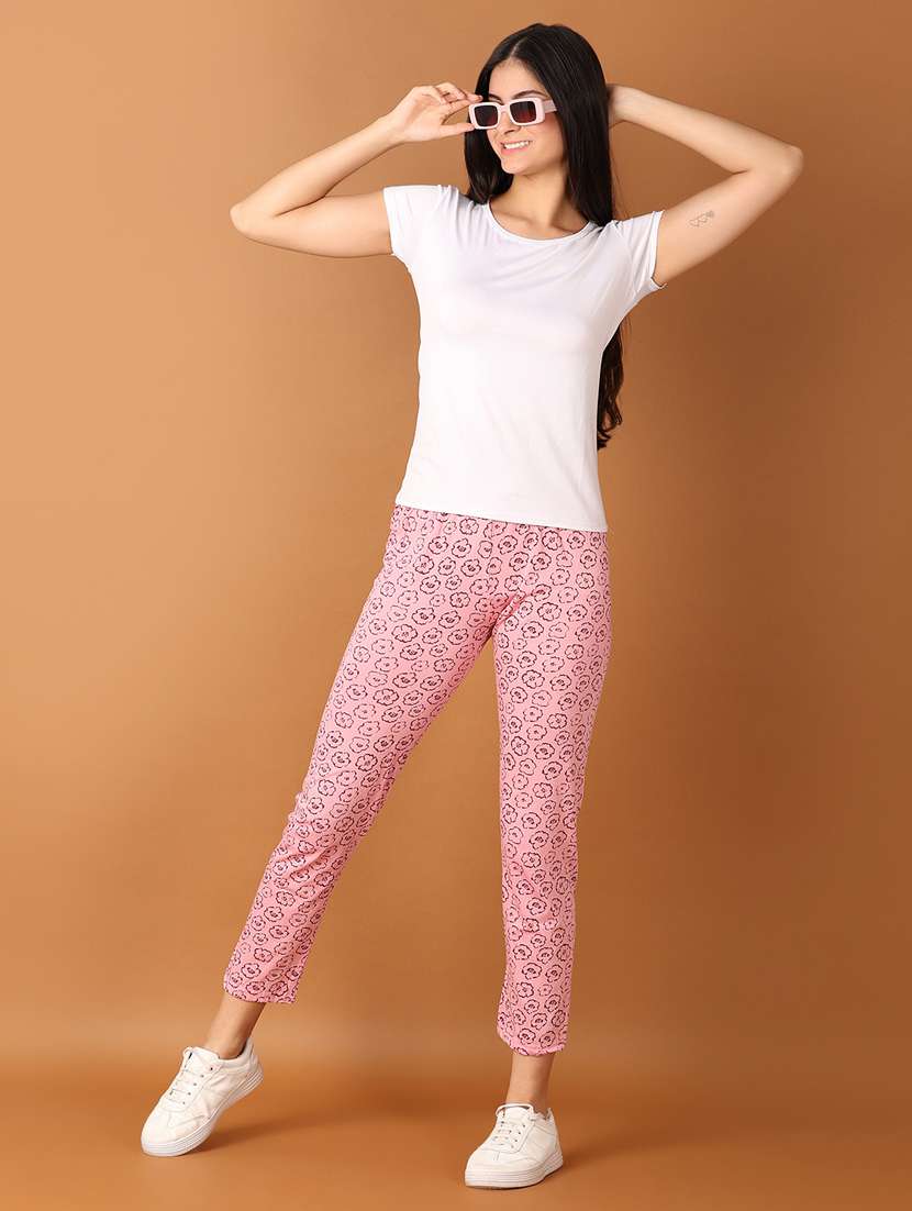 women pink printed pajama - 21494498 -  Standard Image - 4