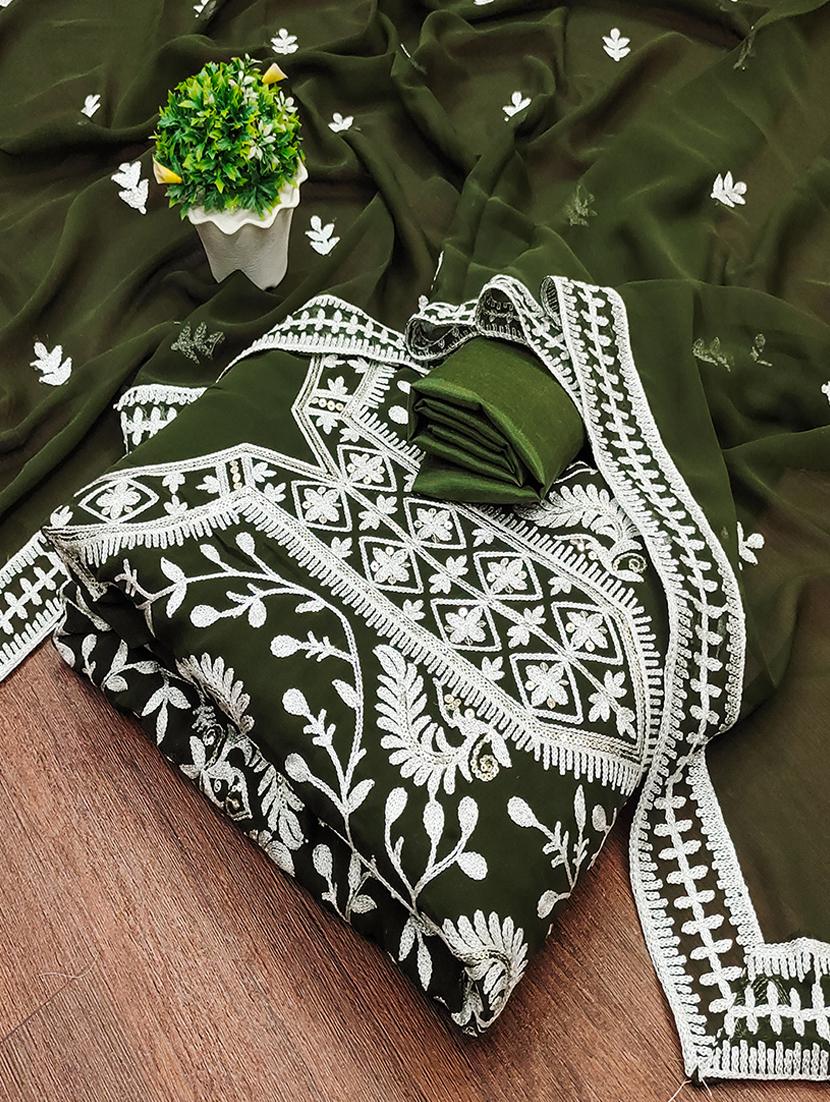 women embroidered unstitched suit set - 21494597 - Zoom Image - 0