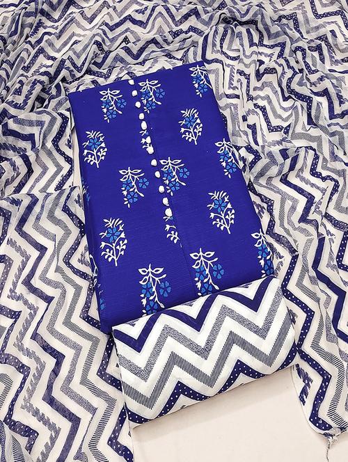 women printed unstitched suit set - 21494639 -  Standard Image - 0