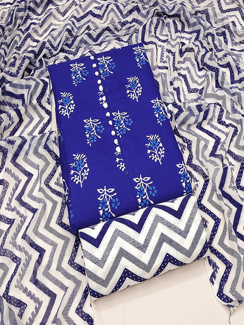 women printed unstitched suit set - 21494639 -  Zoom Image - 0