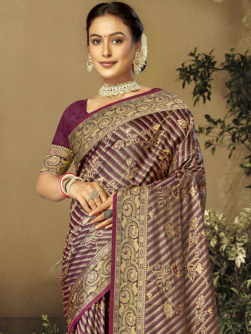 women self design banarasi saree with blouse - 21494754 -  Standard Image - 1