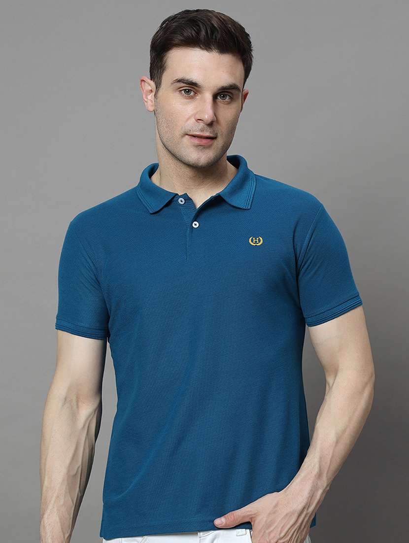 men solid polo t-shirt - 21494795 -  Standard Image - 1