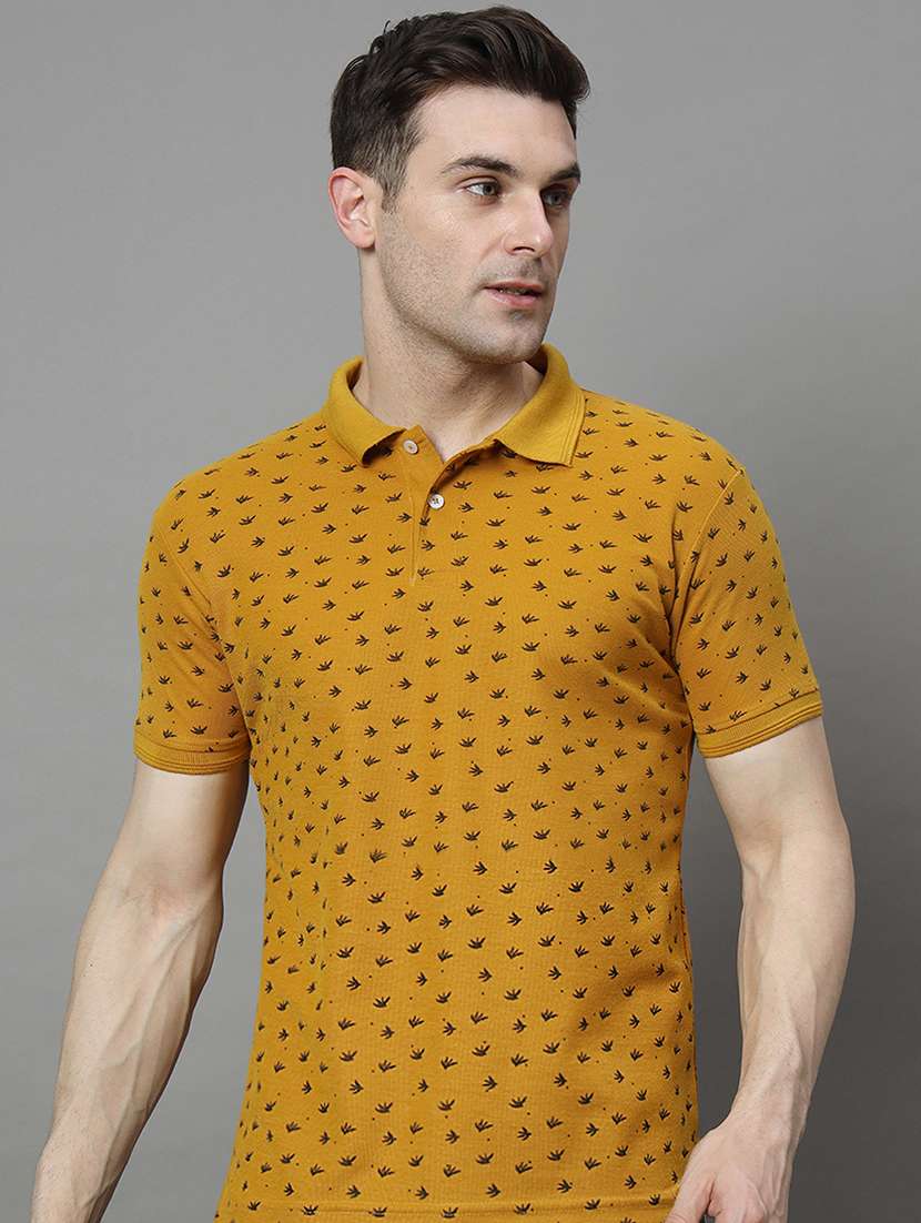 men printed polo t-shirt - 21494803 -  Standard Image - 1