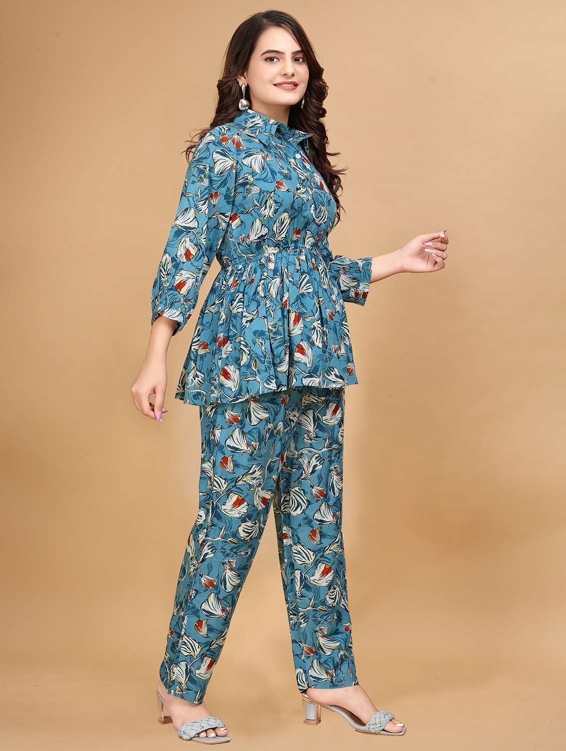 purist blue rayon coord set - 21495067 - Standard Image - 1