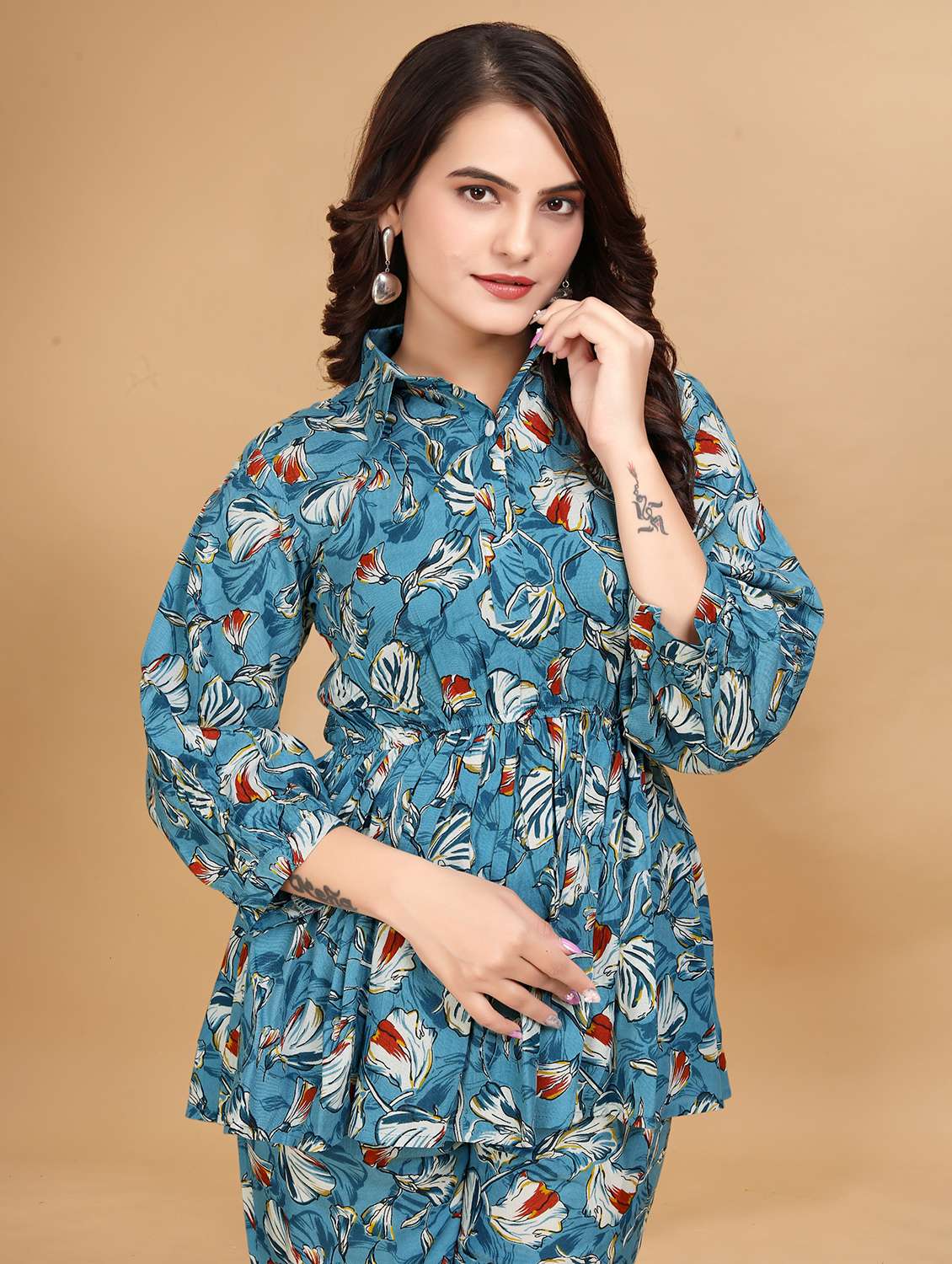 purist blue rayon coord set - 21495067 - Standard Image - 4
