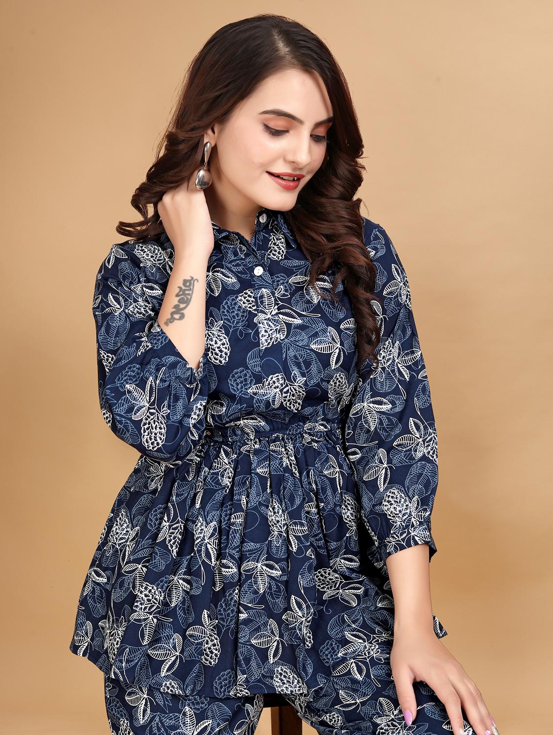 blue rayon coord set - 21495068 - Standard Image - 4