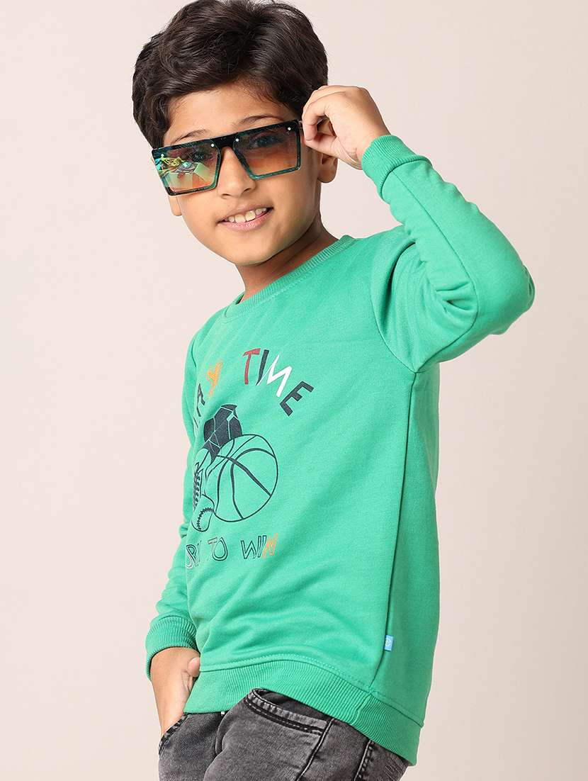 boys printed long sleeve sweatshirt - 21495214 -  Standard Image - 1