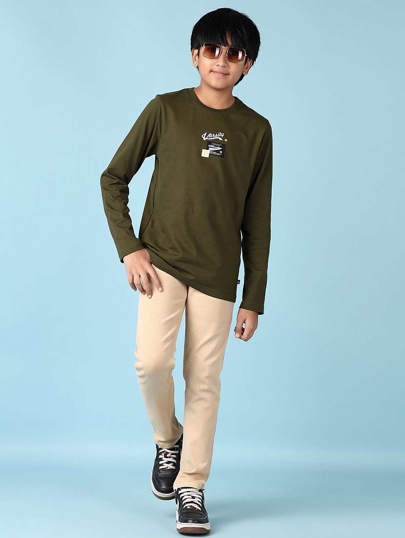 boys mid rise plain jeans - 21495266 -  Standard Image - 4