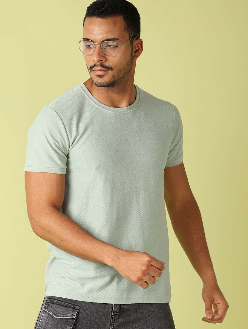 men round neck self-designed t-shirt - 21495287 -  Standard Image - 1