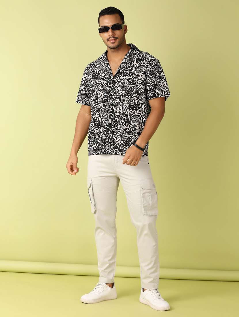 men collared printed casual shirt - 21495457 -  Standard Image - 4