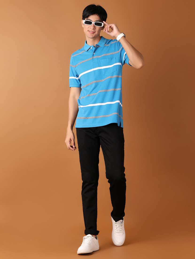 men solid slim fit jeans - 21495470 -  Standard Image - 4