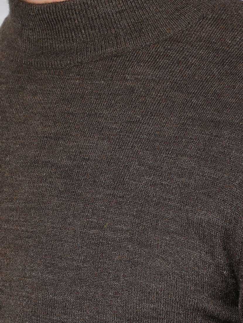 men brown acrylic pullover - 21495820 -  Standard Image - 6