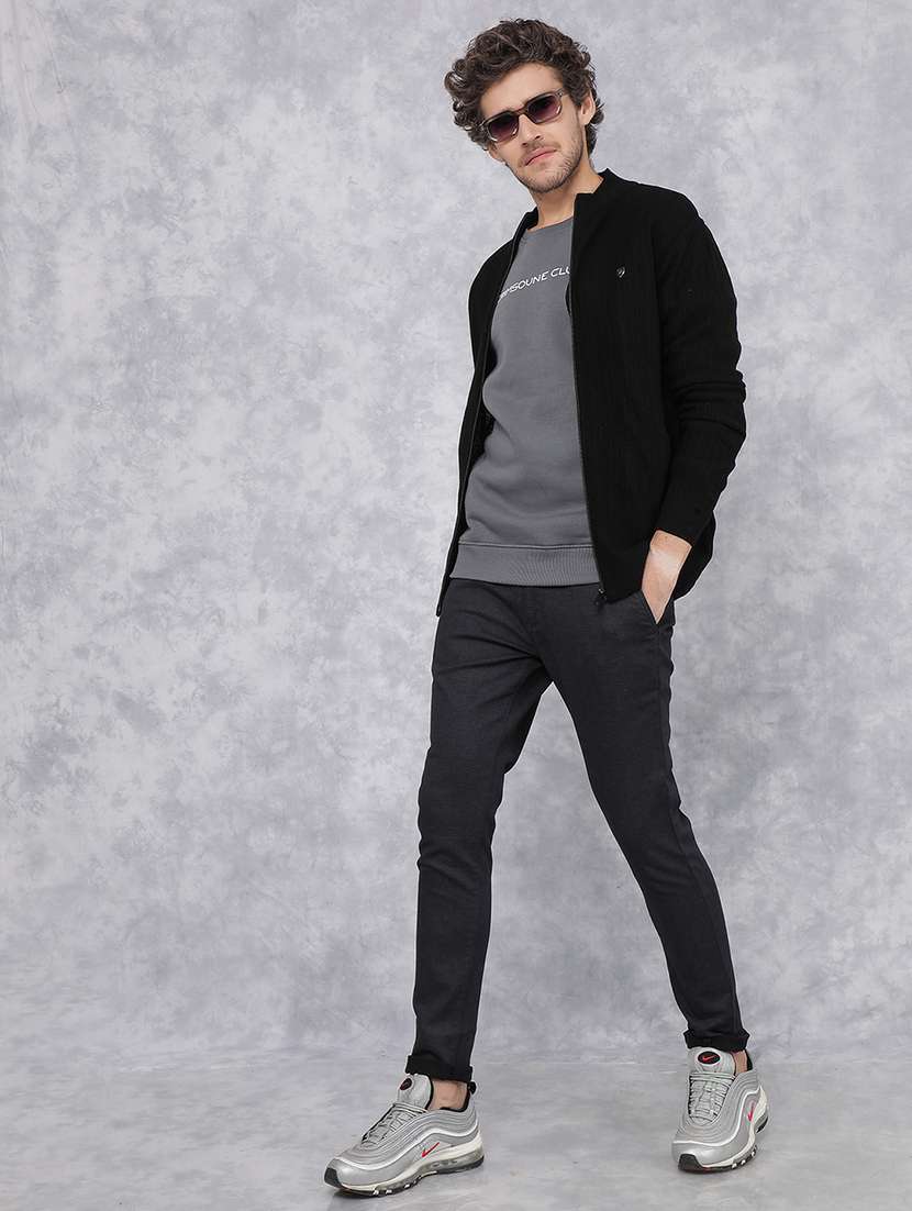 men self design sleeveless regular fit cardigan - 21495823 -  Standard Image - 4