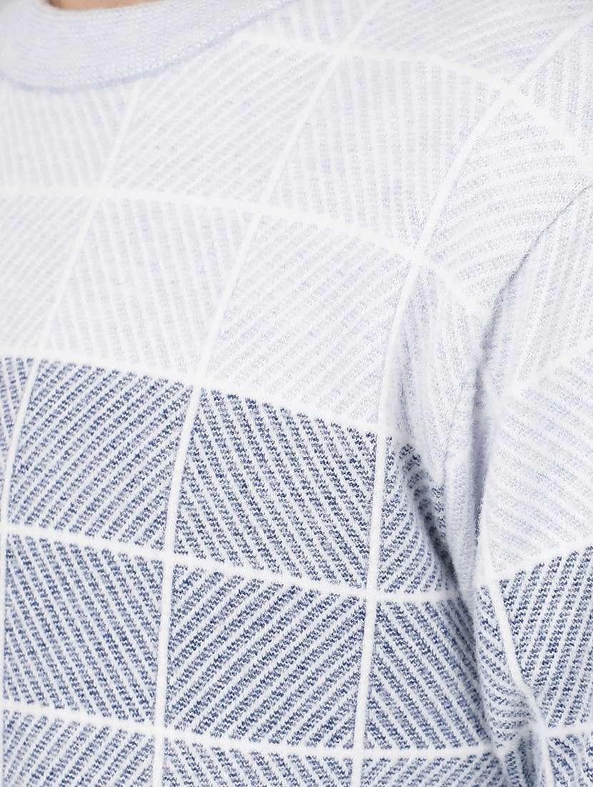 Men Checkered Long Sleeve Pullover - 21495852 -  Standard Image - 6