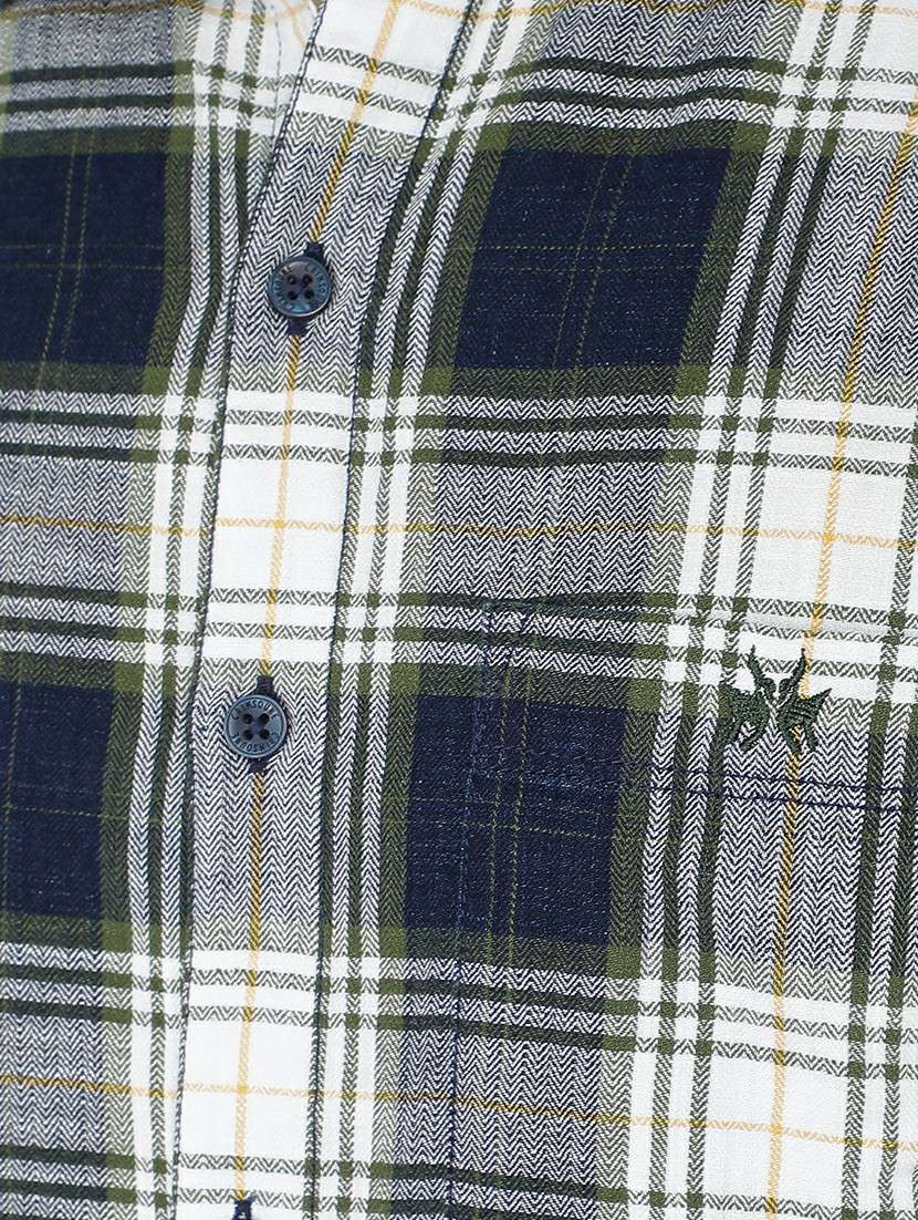 men checkered cotton casual shirt - 21495855 -  Standard Image - 6