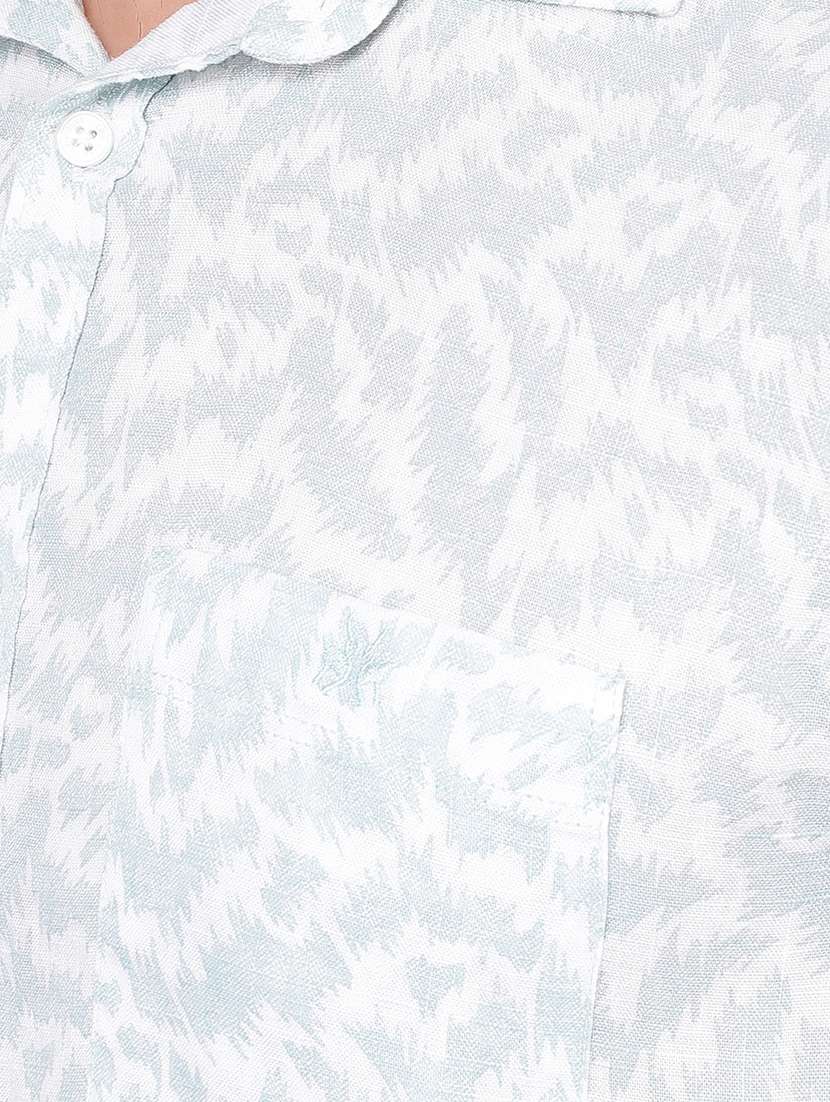 men printed long sleeve casual shirt - 21495877 -  Standard Image - 6